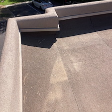 Flat-roof-cleaning-gutter-cleaning-pine-needle-removal-preventive-annual-cleaning-in-Prescott-Arizona-by-Precision-Powerwash-Services 0